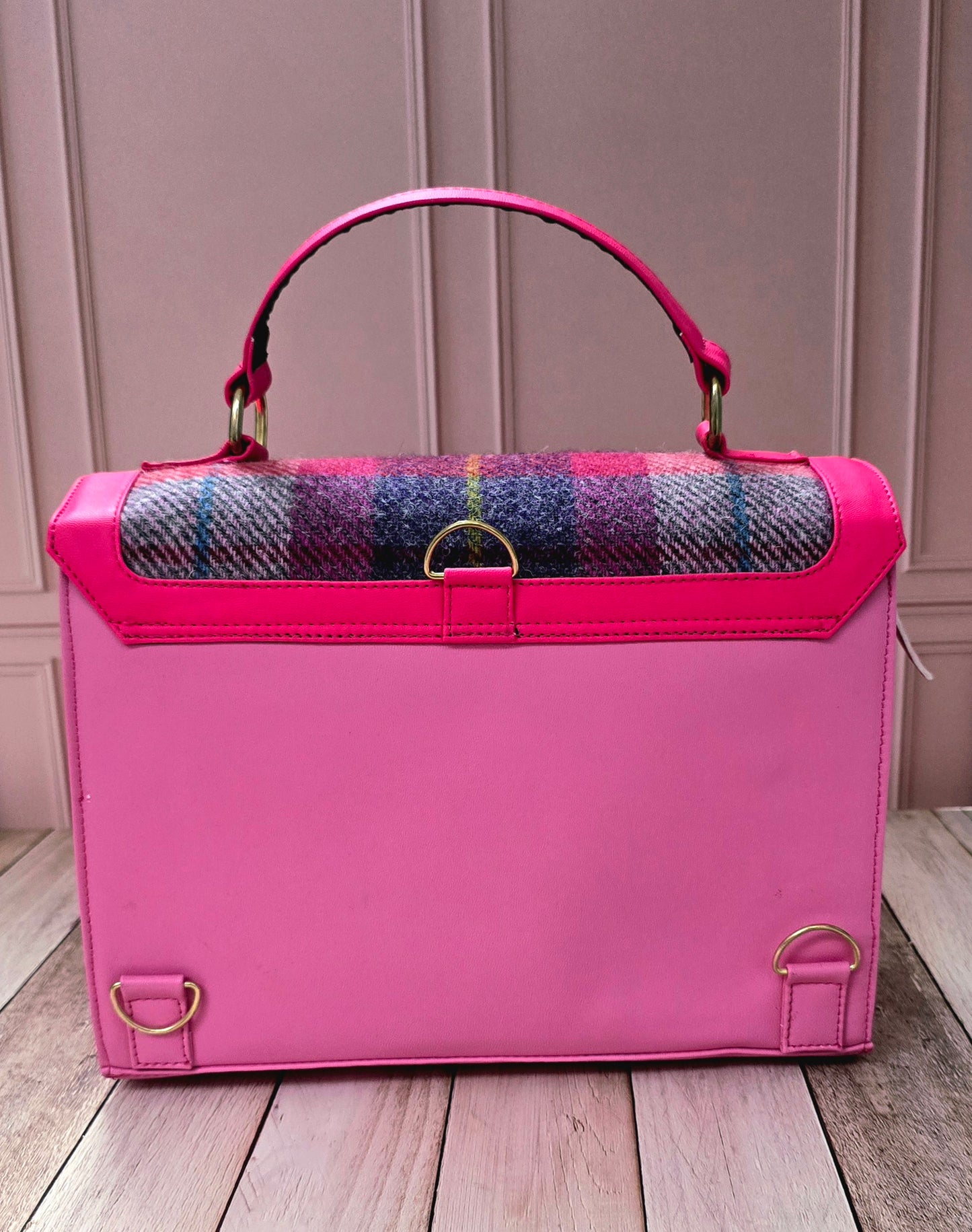 Tartan Satchel