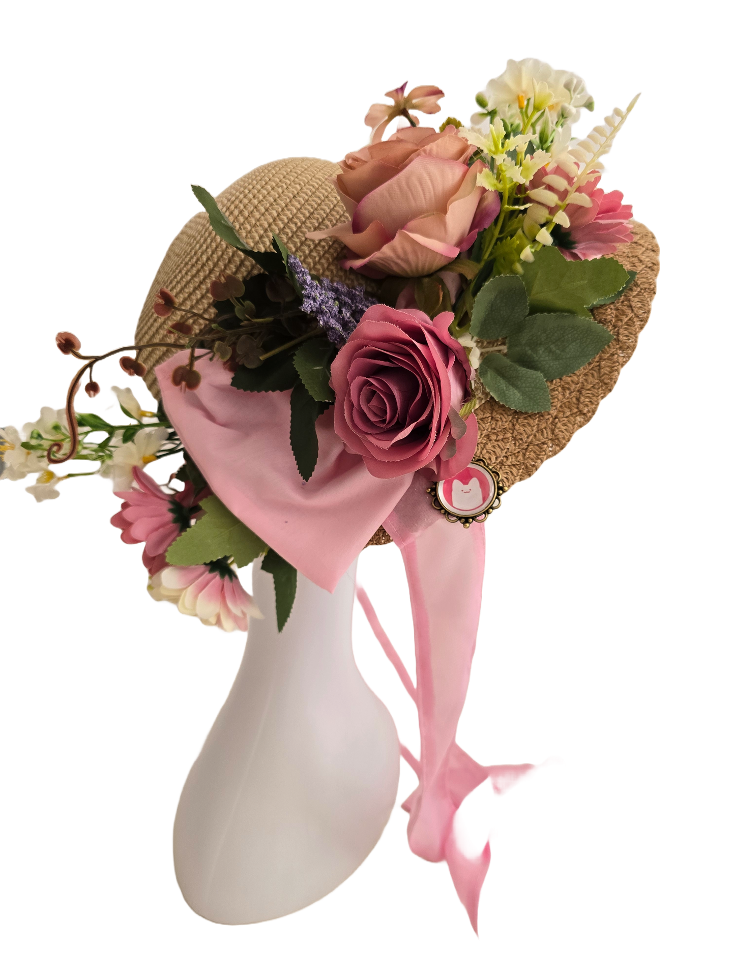 Lolita Pink Bonnet