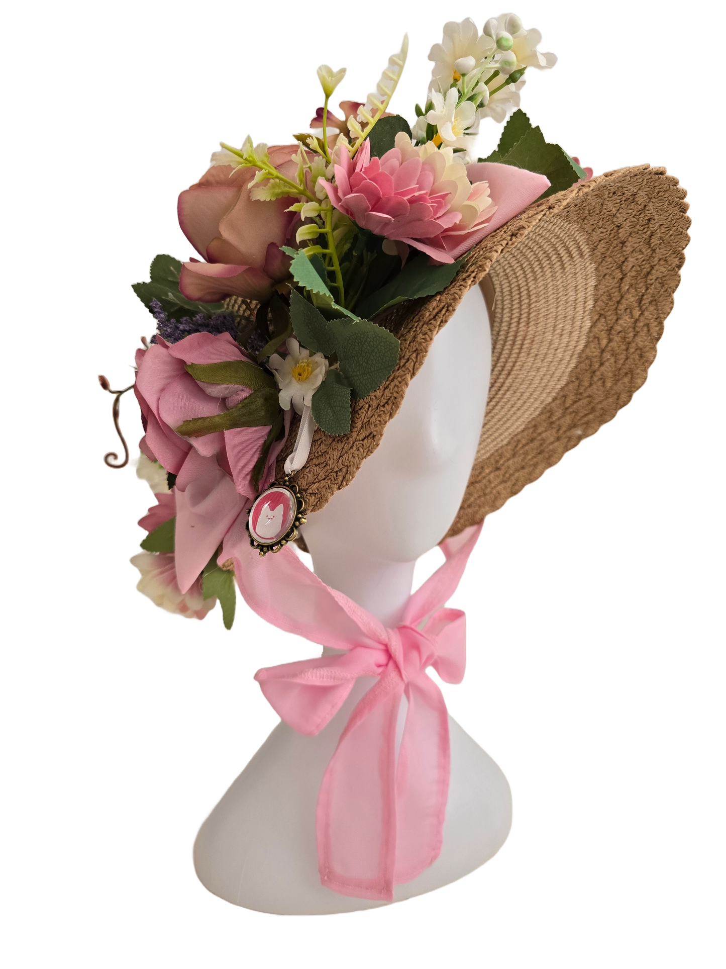 Lolita Pink Bonnet
