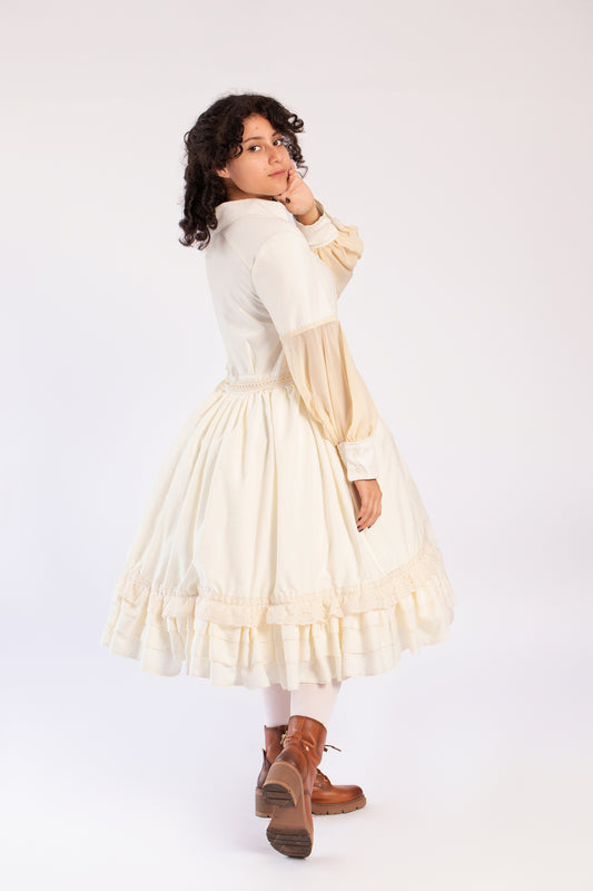 Cream Long Underdress