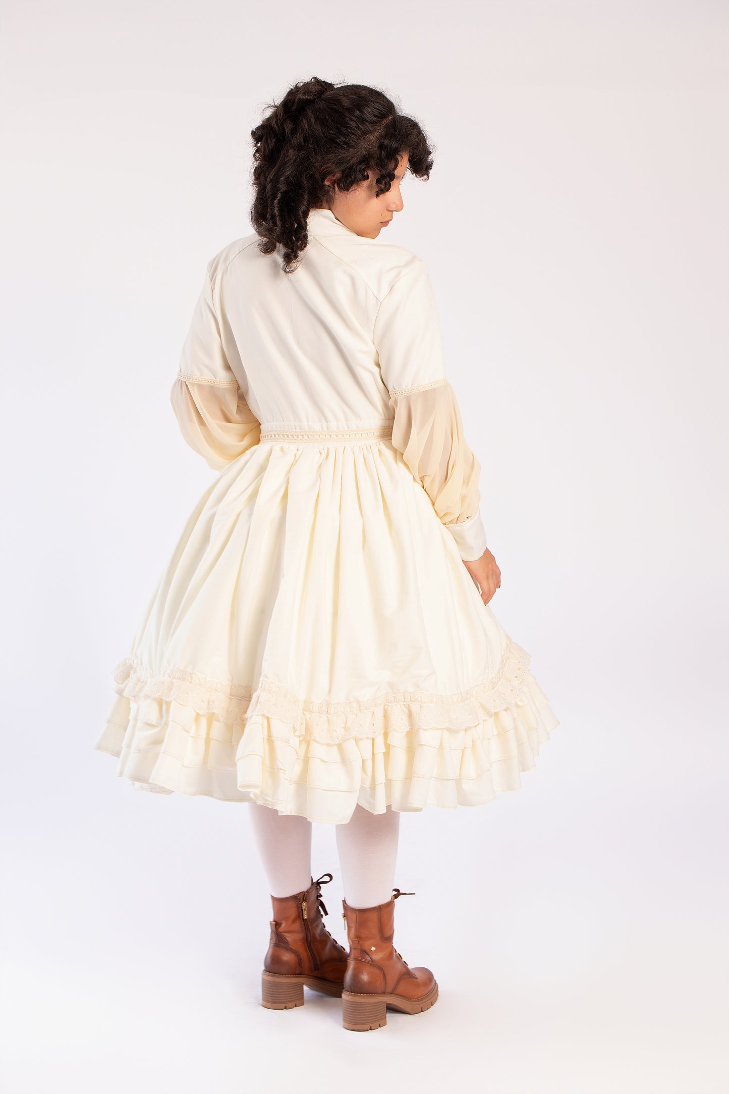 Cream Long Underdress