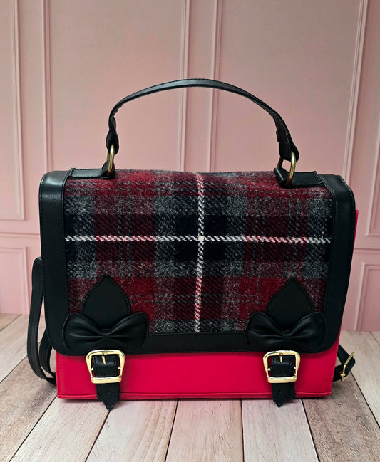Tartan Satchel