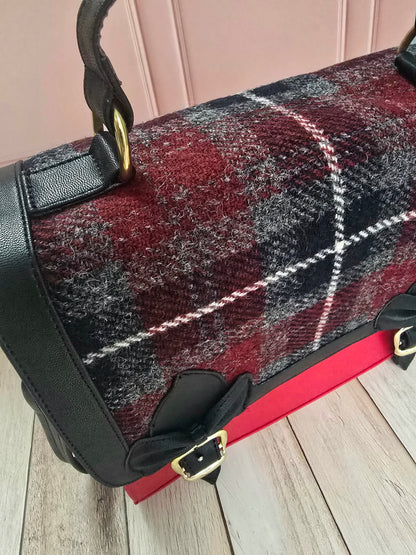 Tartan Satchel