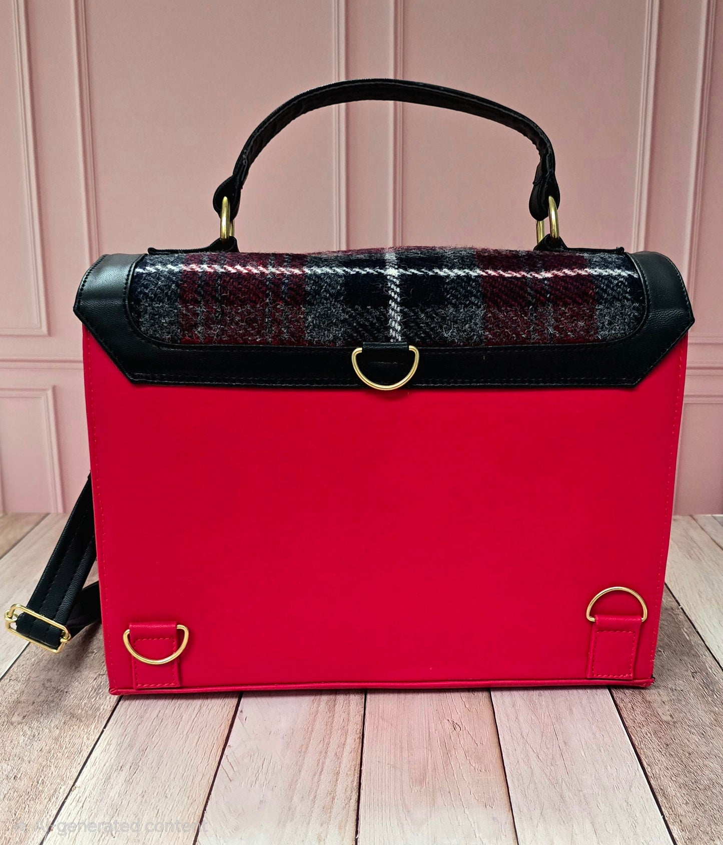 Tartan Satchel