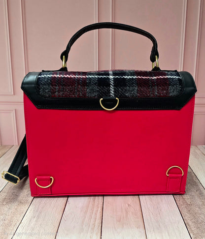 Tartan Satchel