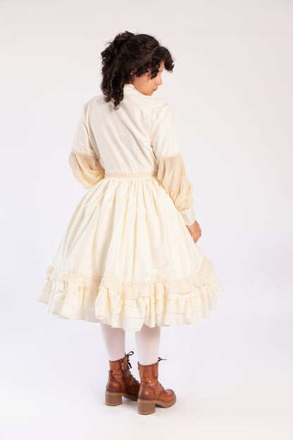 Cream Long Underdress
