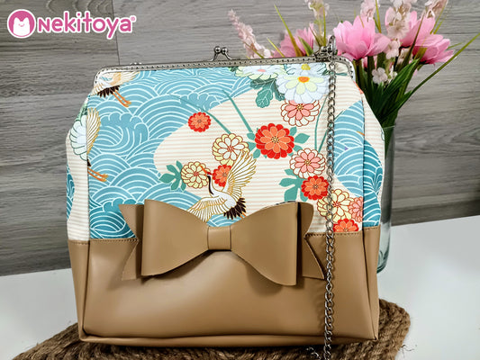 Handcrafted Kimono Fabric Purse – Unique Japanese Inspired Bag