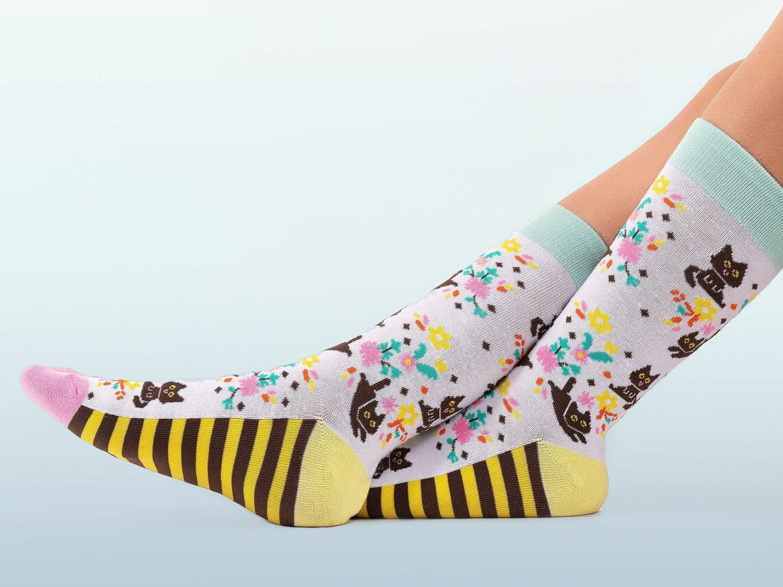 Candy Kitty Socks